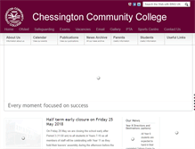 Tablet Screenshot of chessingtoncommunitycollege.co.uk